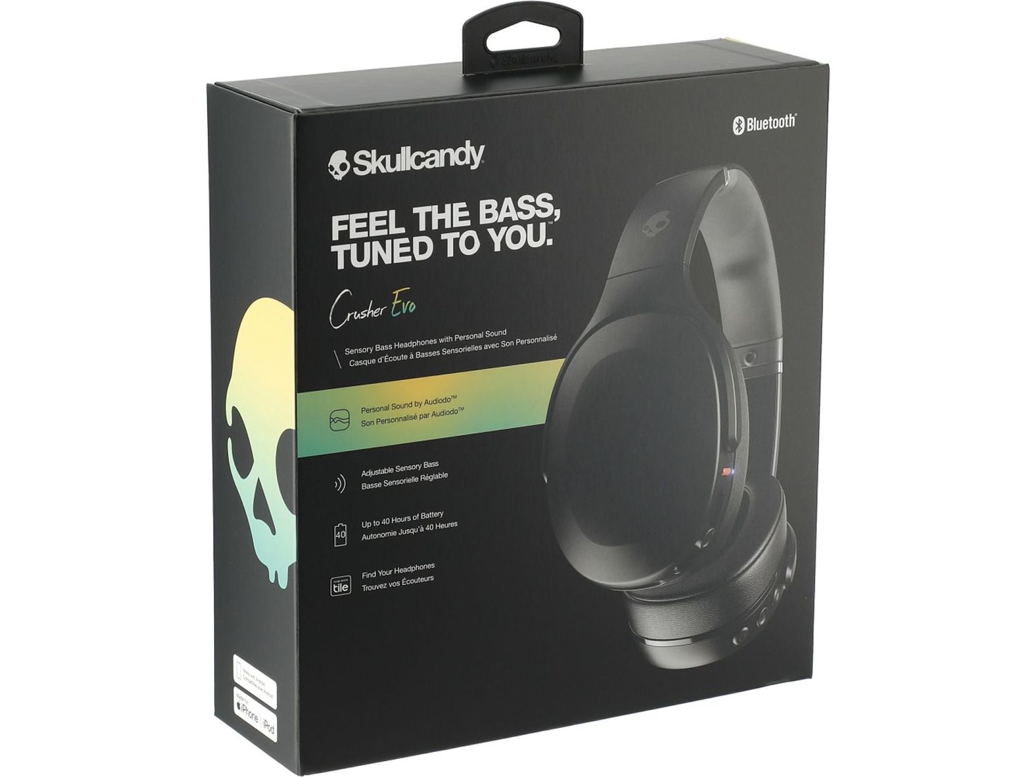 Skullcandy Crusher Evo Bluetooth Headphones - Black - Headphones
