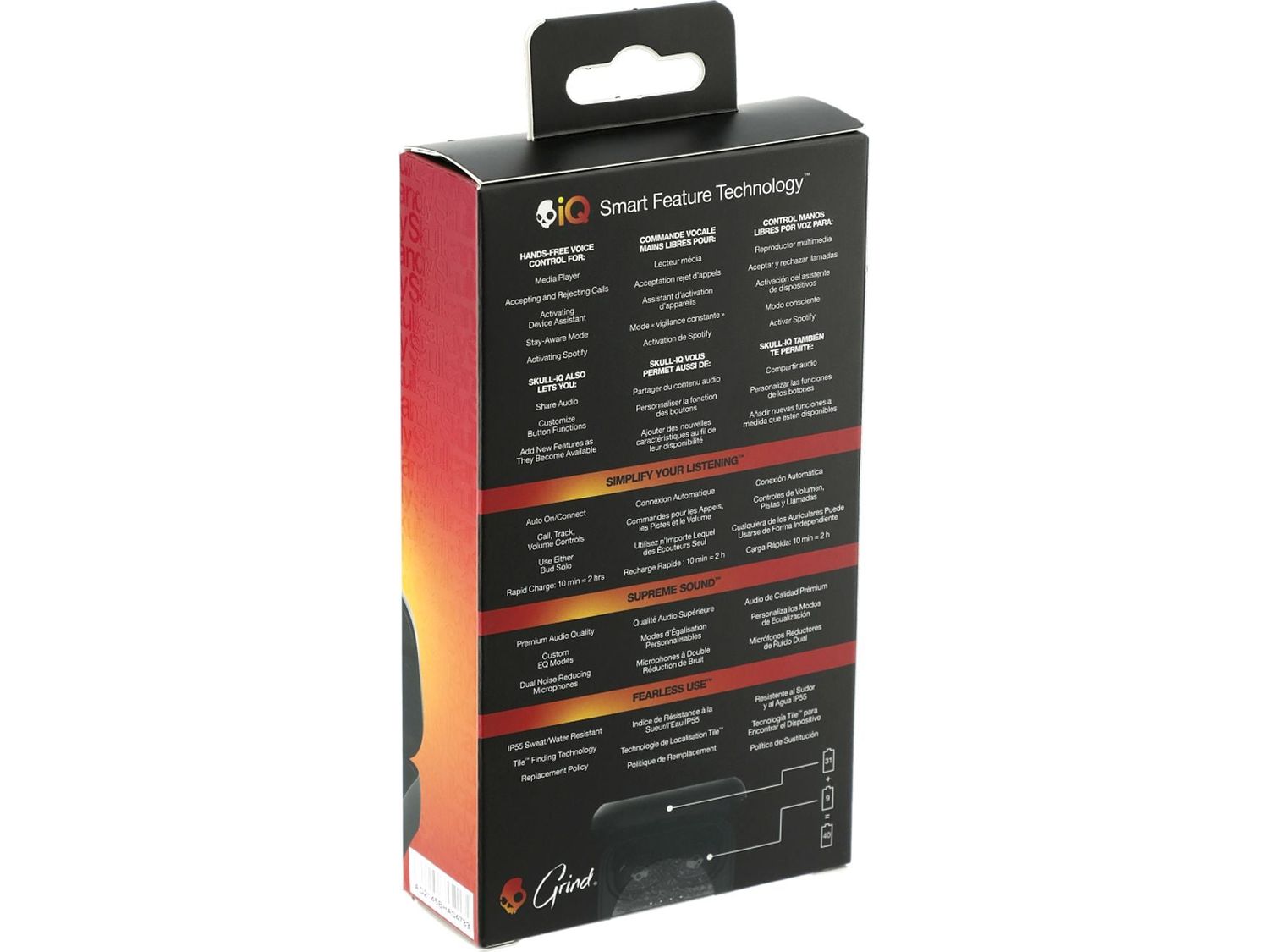 Skullcandy Grind True Wireless Earbuds - Black - Earbuds