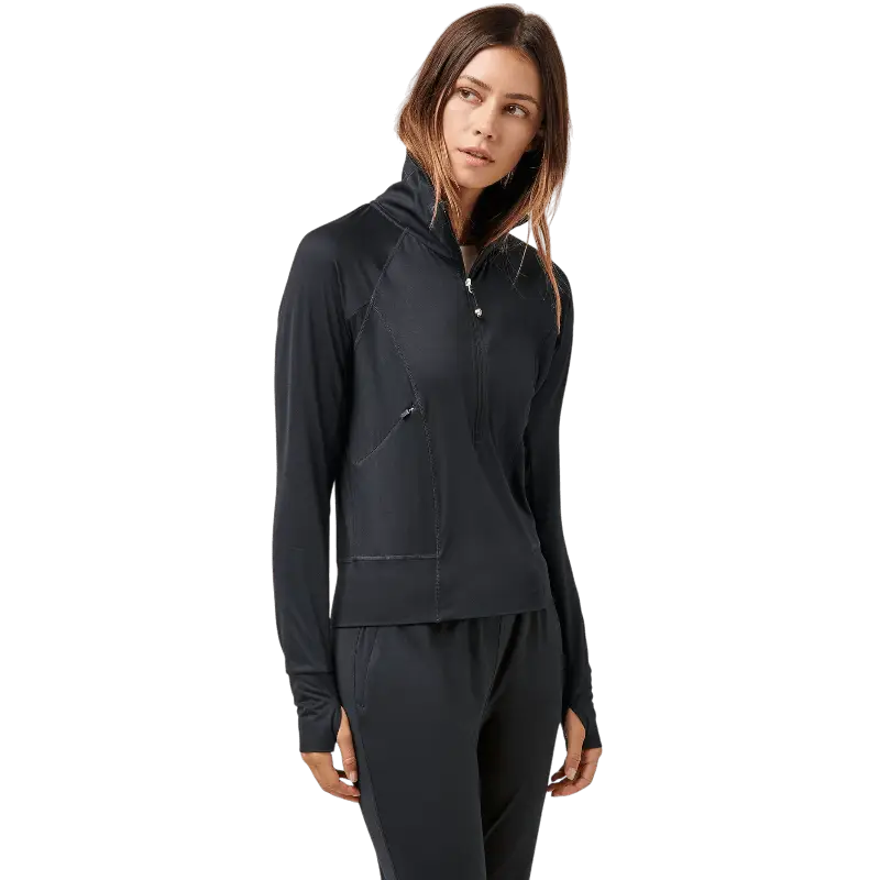 SLENDER COZY HALF ZIP - Pullovers - SwagWear
