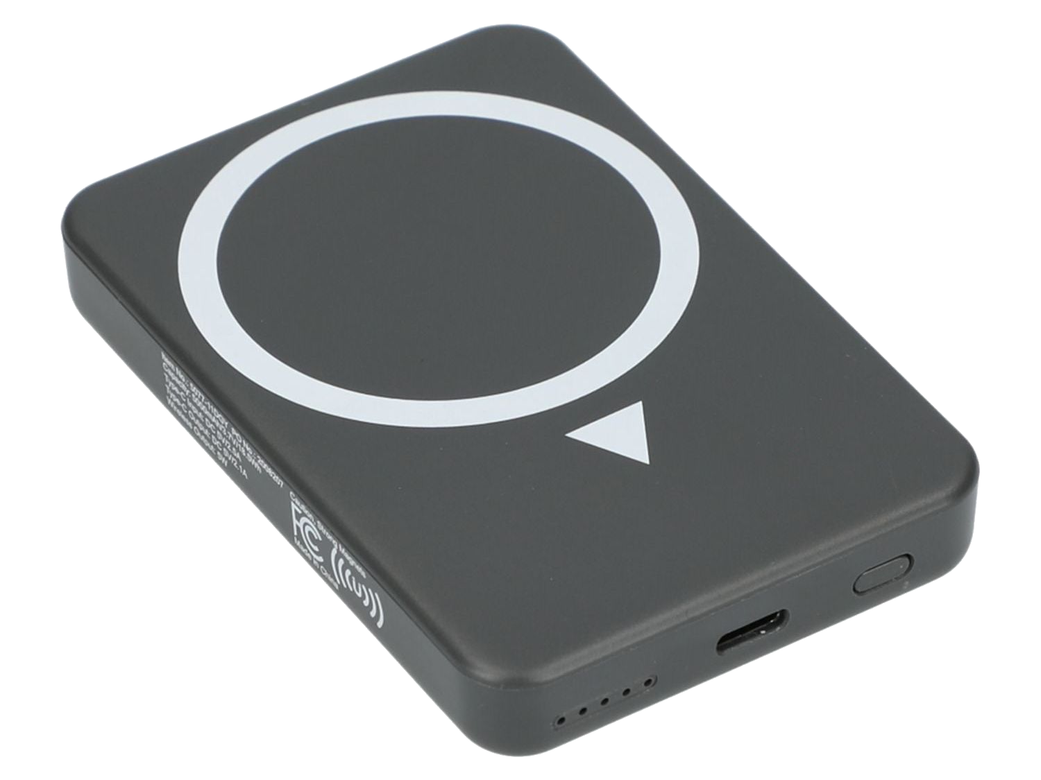 Solekick™ MagClick™ 5000 mAh Wireless Power Bank - Dark Grey - Wireless Power Banks