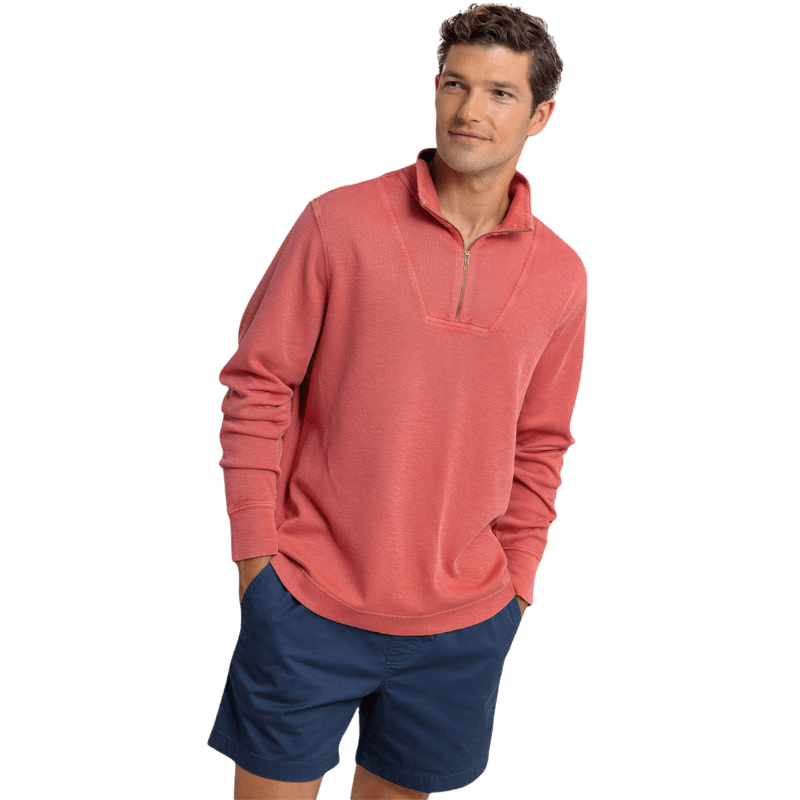 Southern Tide Men's Bay Berry Quarter-Zip - Pullovers - SwagWear
