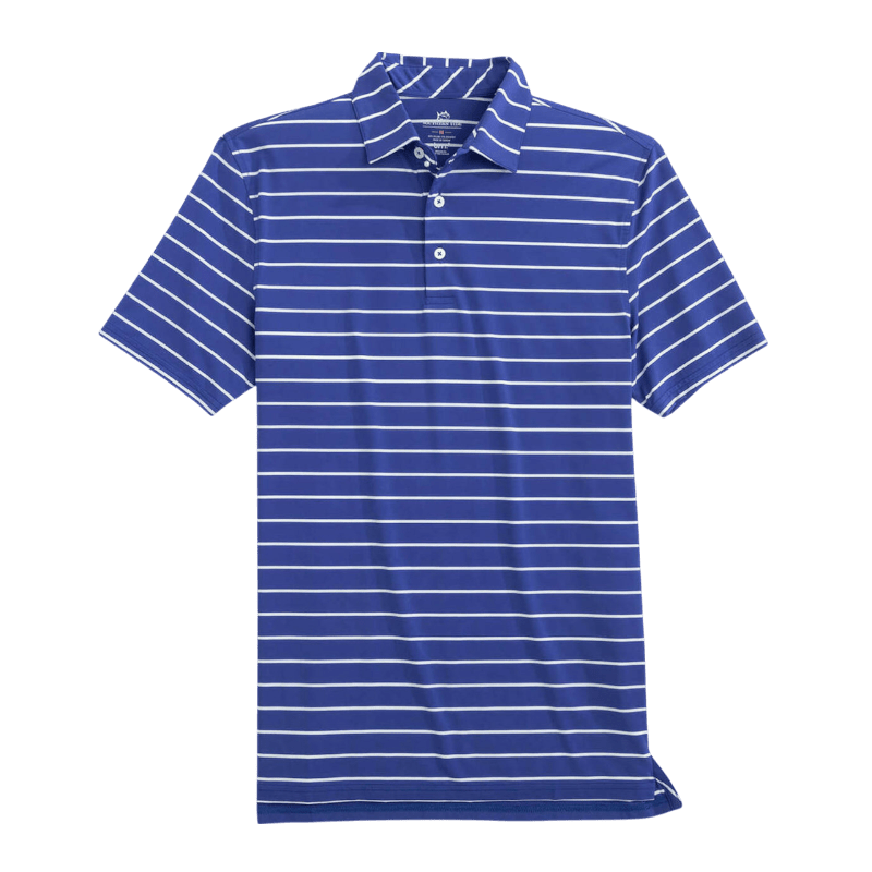 Southern Tide Men's Breeze Desmond Stripe Performance Polo - Polos - SwagWear