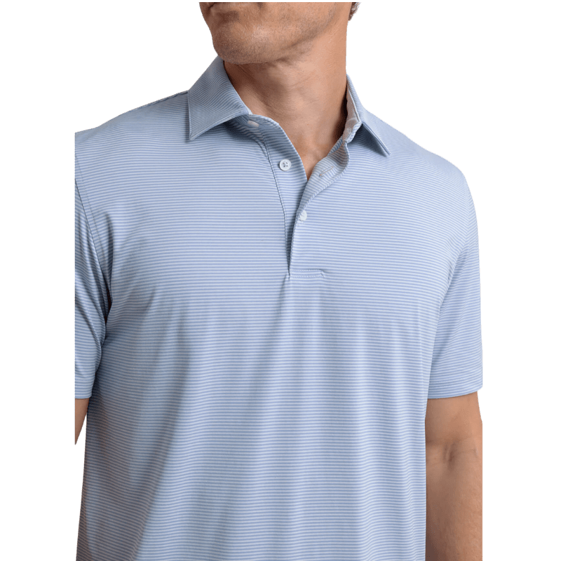 Southern Tide Men's Brrr eeze Meadowbrook Stripe Polo - Polos - SwagWear