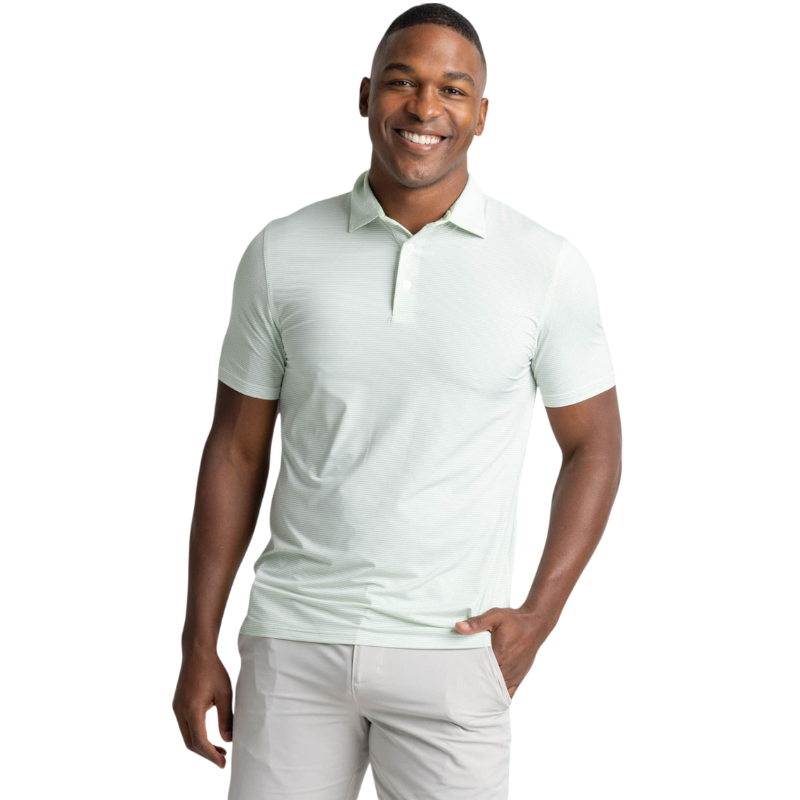 Southern Tide Men's Brrr eeze Meadowbrook Stripe Polo