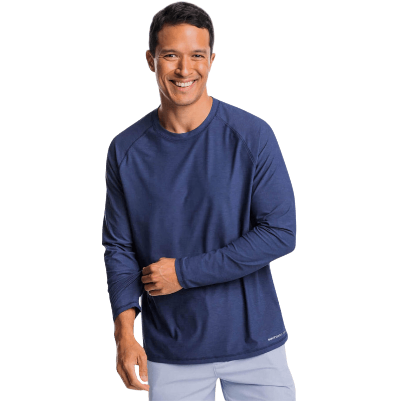 Southern Tide Men's Brrr-illiant Performance Long-Sleeve T-Shirt - Long-Sleeved T-Shirts - SwagWear