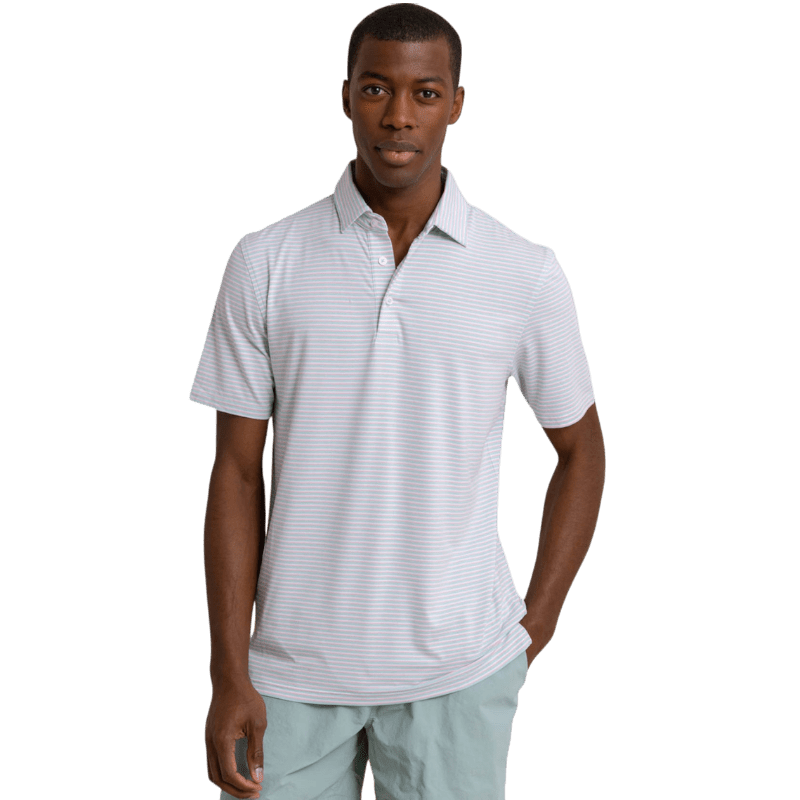 Southern Tide Men's Ryder Heather Halls Performance Polo - Polos - SwagWear