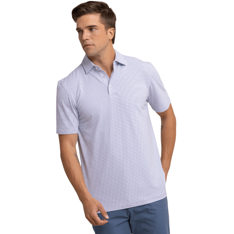 Southern Tide Men's Ryder Heather Halls Performance Polo - Polos - SwagWear