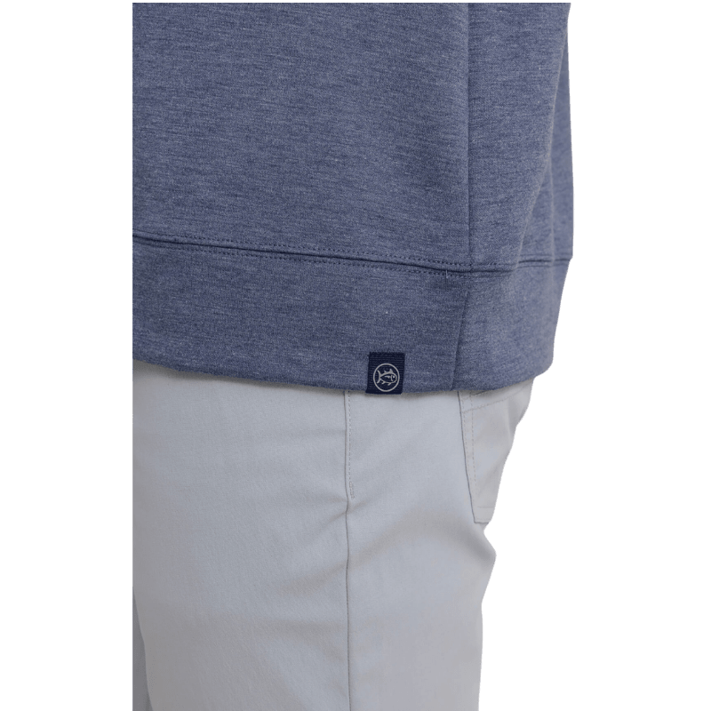 Southern Tide Men's Whyche Interlock Heather Quarter-Zip - Pullovers - SwagWear