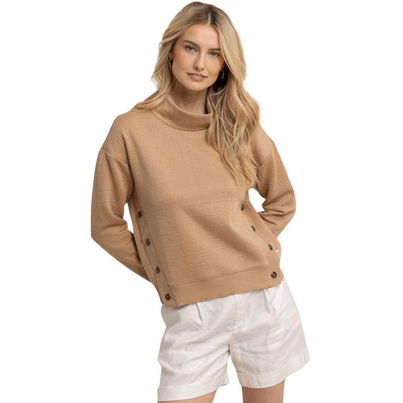Southern Tide Women's Cordelia Quilted Pullover - Pullovers - SwagWear