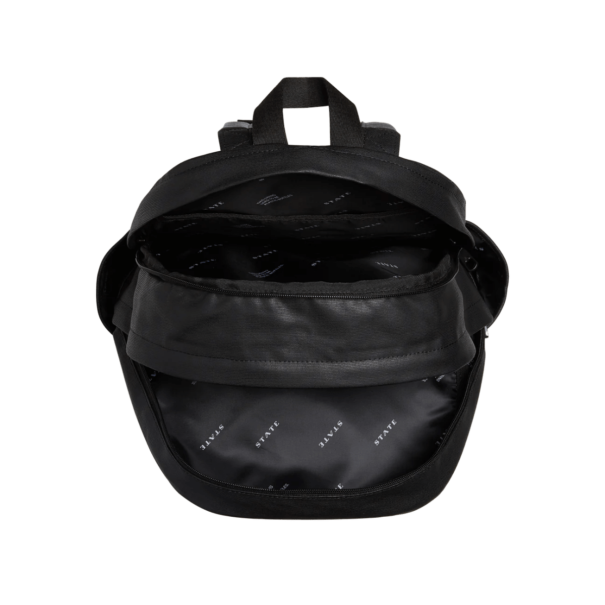 STATE Bags Kane Double Pocket Nylon Backpack - Backpacks - SwagWear