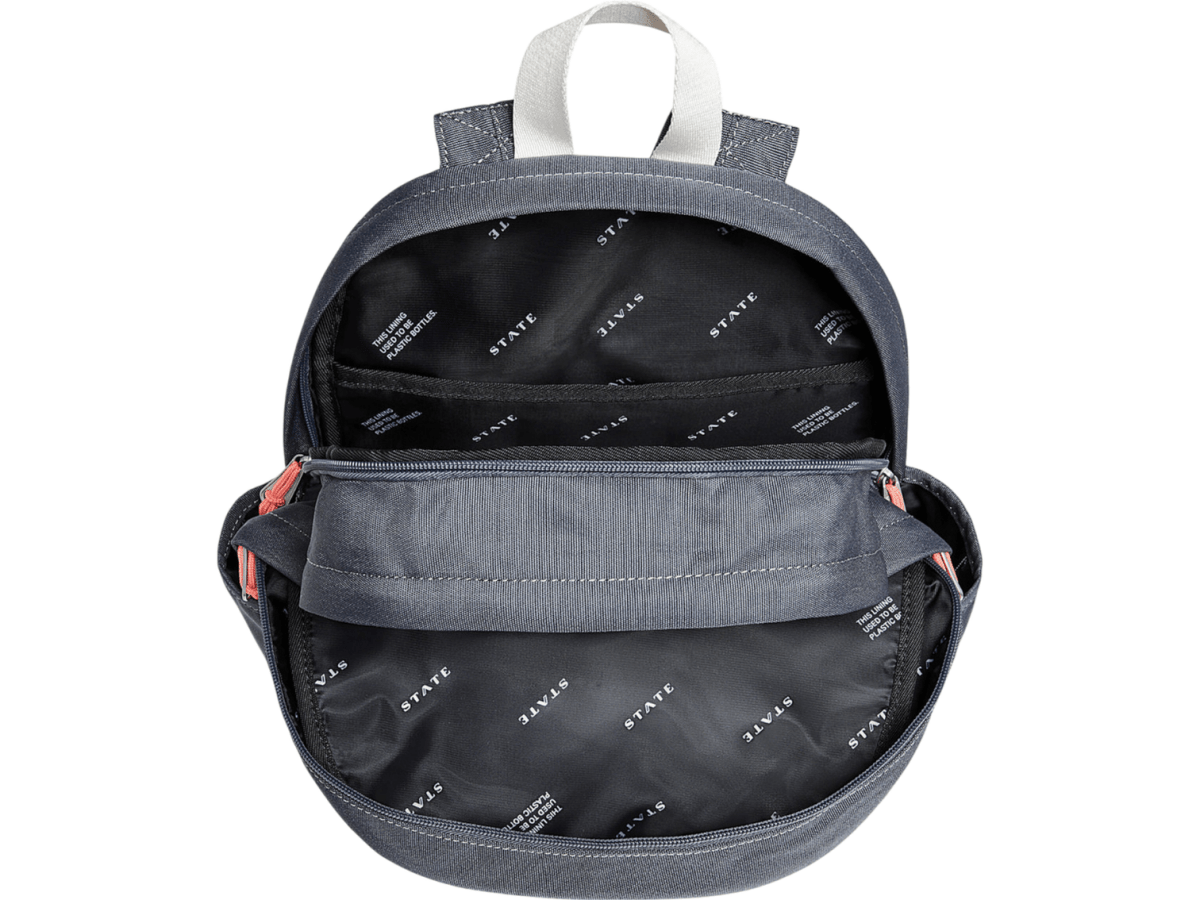 STATE Bags Kane Double Pocket Polycanvas Backpack - Backpacks - SwagWear