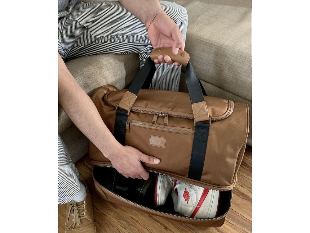 Calpak Stevyn Duffel Bag with Shoe Compartment