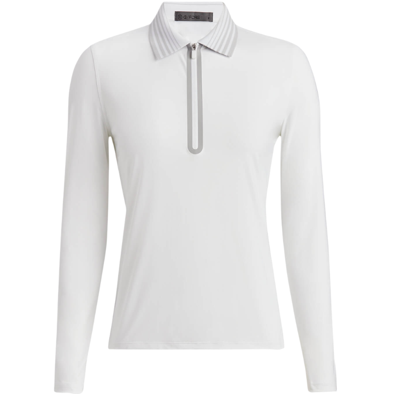 G/FORE Women's Silky Tech Nylon Quarter-Zip Polo