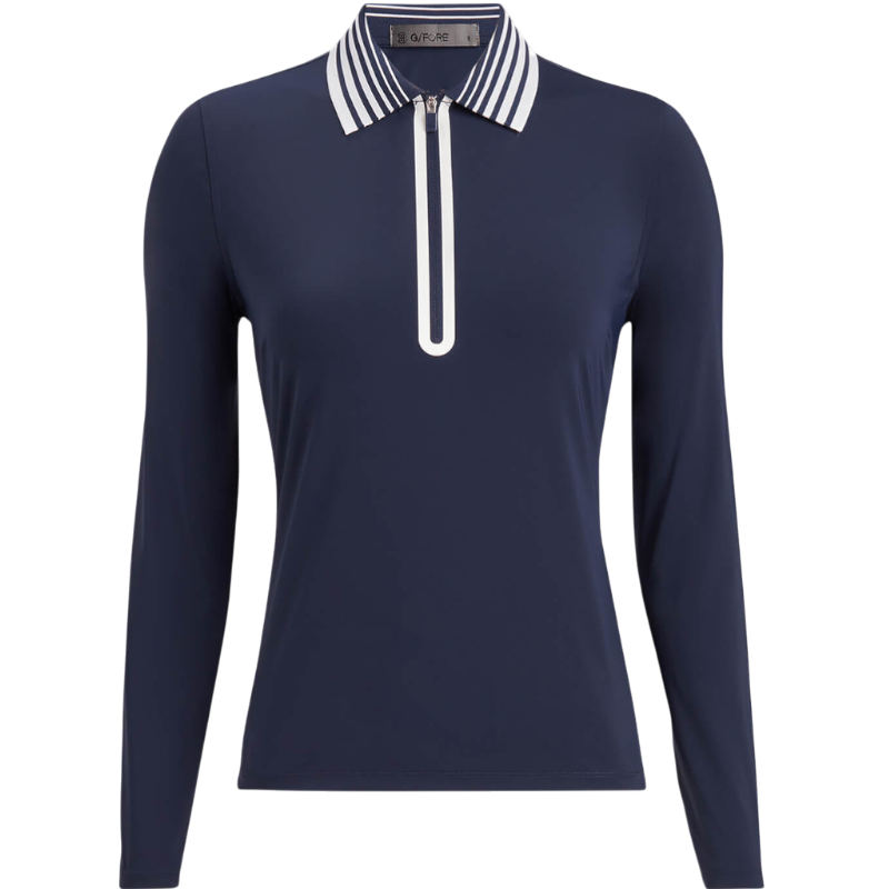 G/FORE Women's Silky Tech Nylon Quarter-Zip Polo