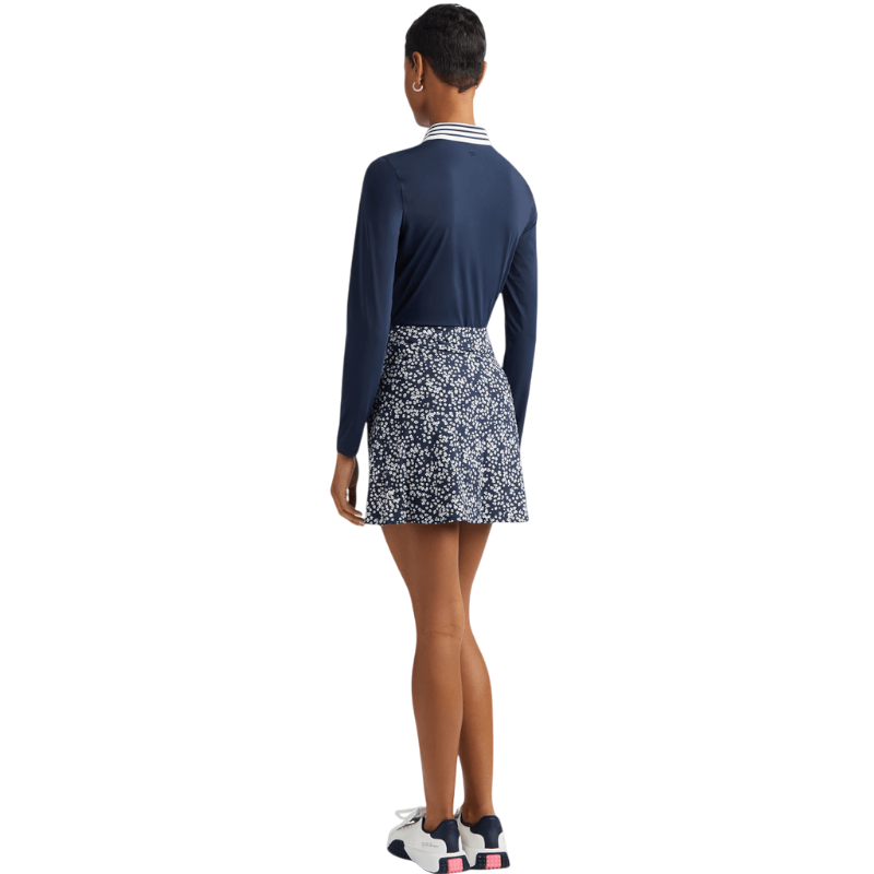 G/FORE Women's Silky Tech Nylon Quarter-Zip Polo