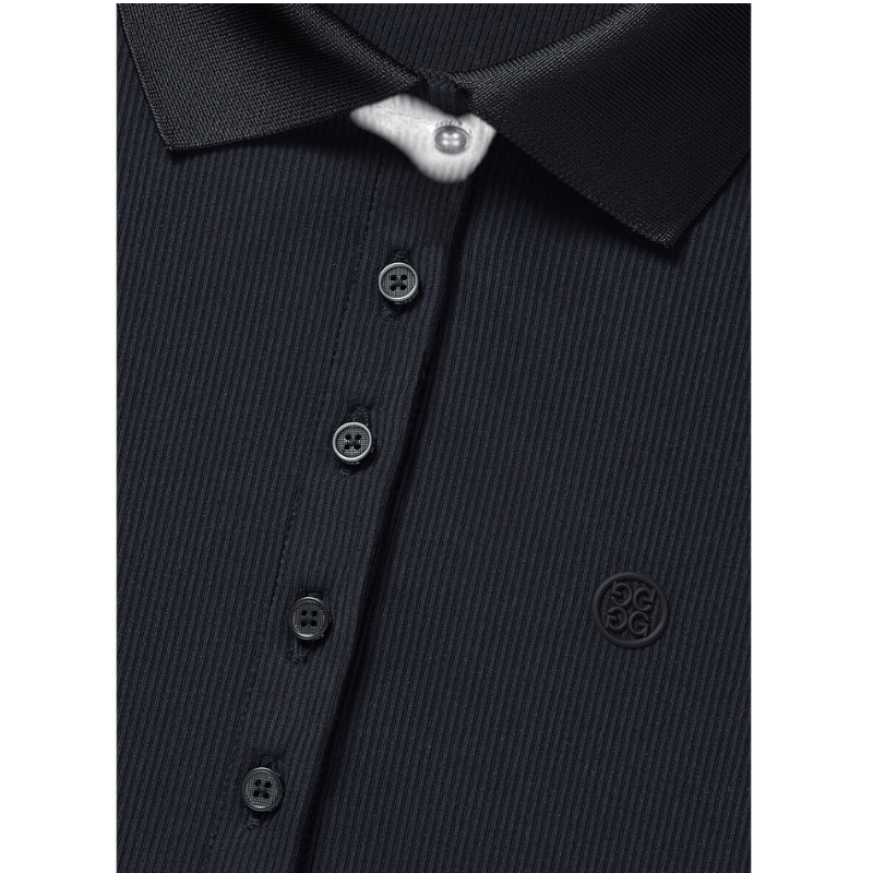 G/FORE Women's Ribbed Tech Nylon Polo