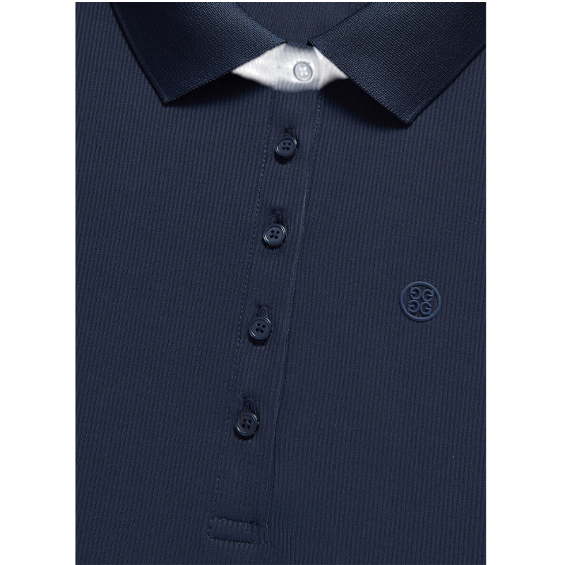 G/FORE Women's Ribbed Tech Nylon Polo