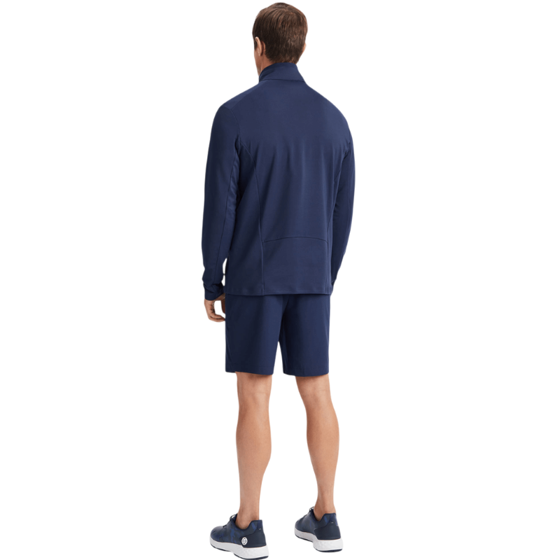 G/FORE Men's Brushed Back Tech Melange Quarter-Zip Pullover