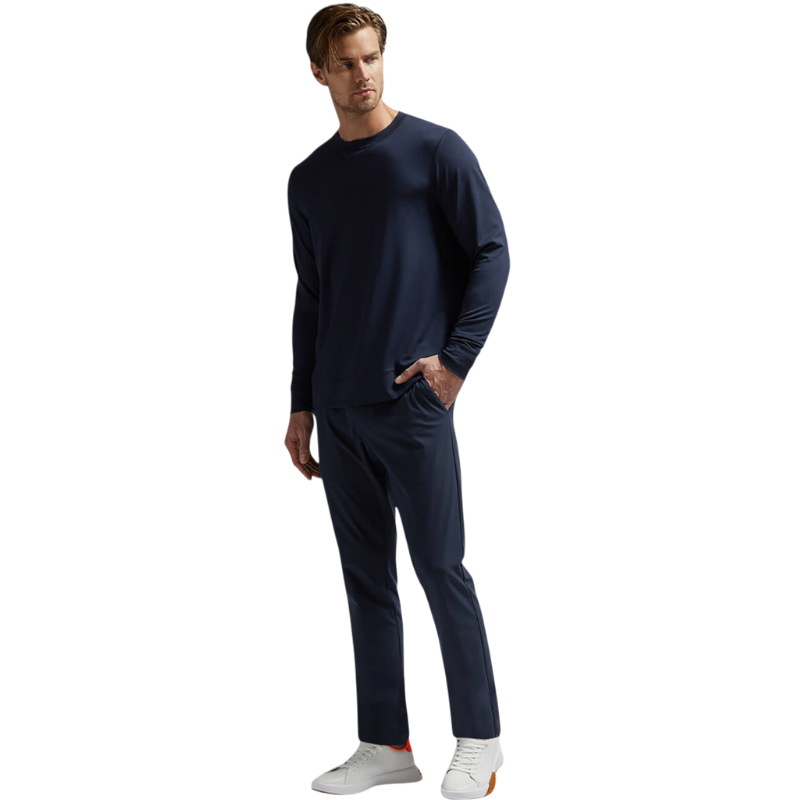 G/FORE Men's Performance Pique Crewneck Layer