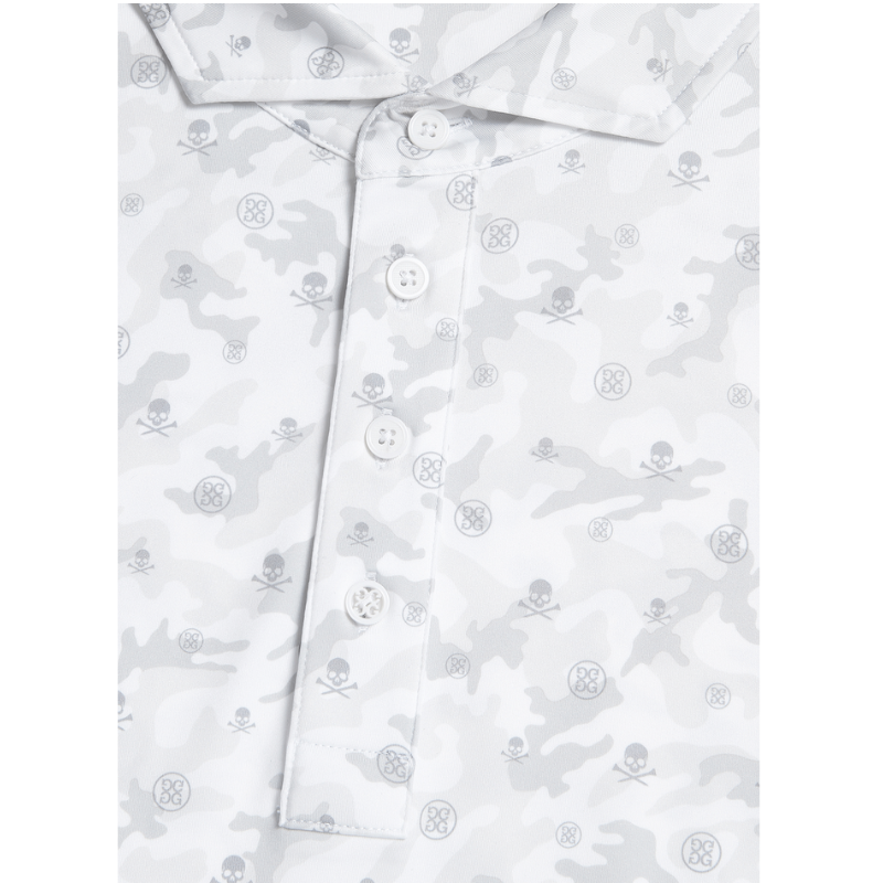 G/FORE Men's Mapped Icon Camo Tech Jersey Polo