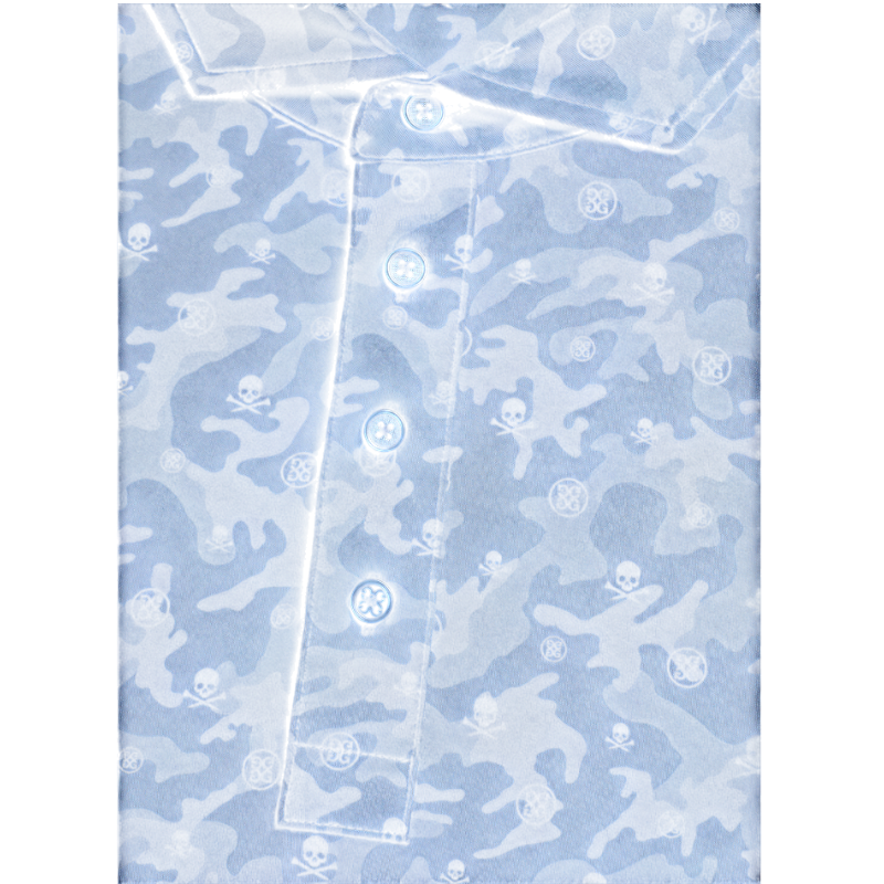 G/FORE Men's Mapped Icon Camo Tech Jersey Polo