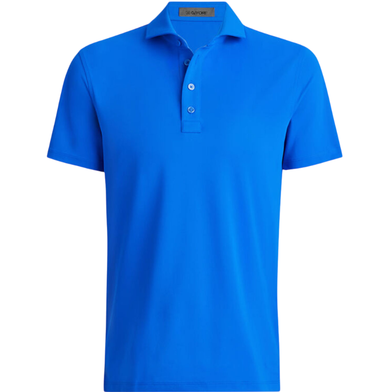 G/FORE Men's Melange Rib Gusset Tech Pique Polo