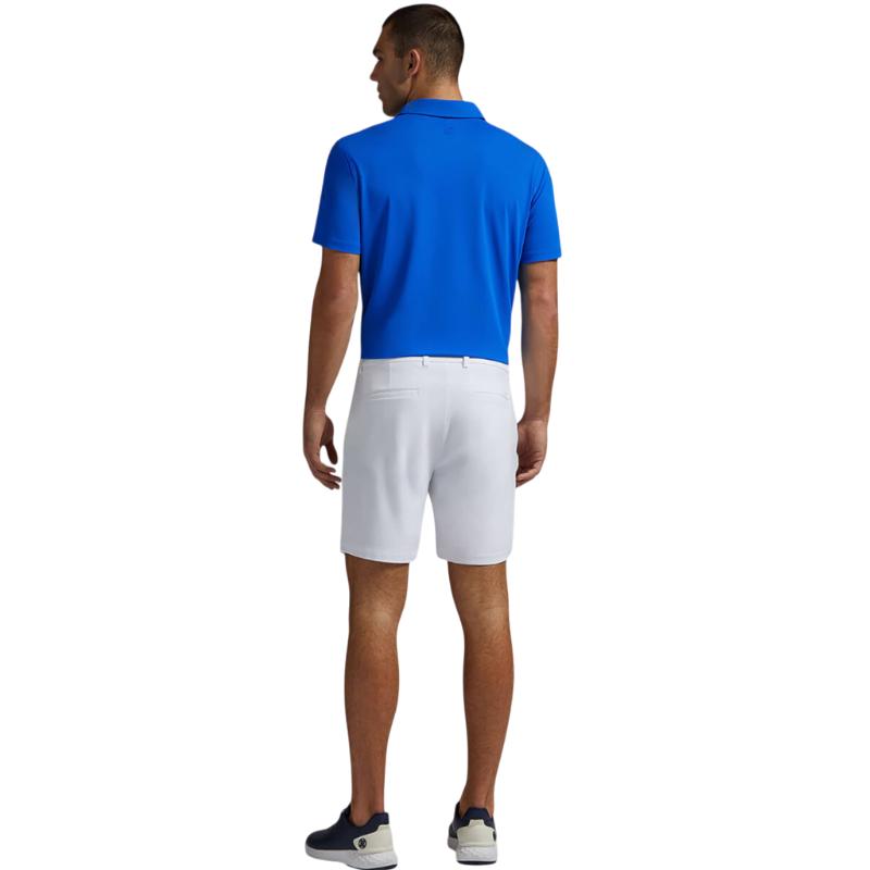 G/FORE Men's Melange Rib Gusset Tech Pique Polo