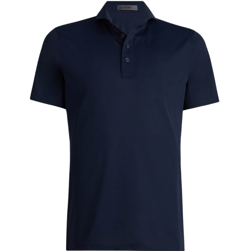 G/FORE Men's Melange Rib Gusset Tech Pique Polo