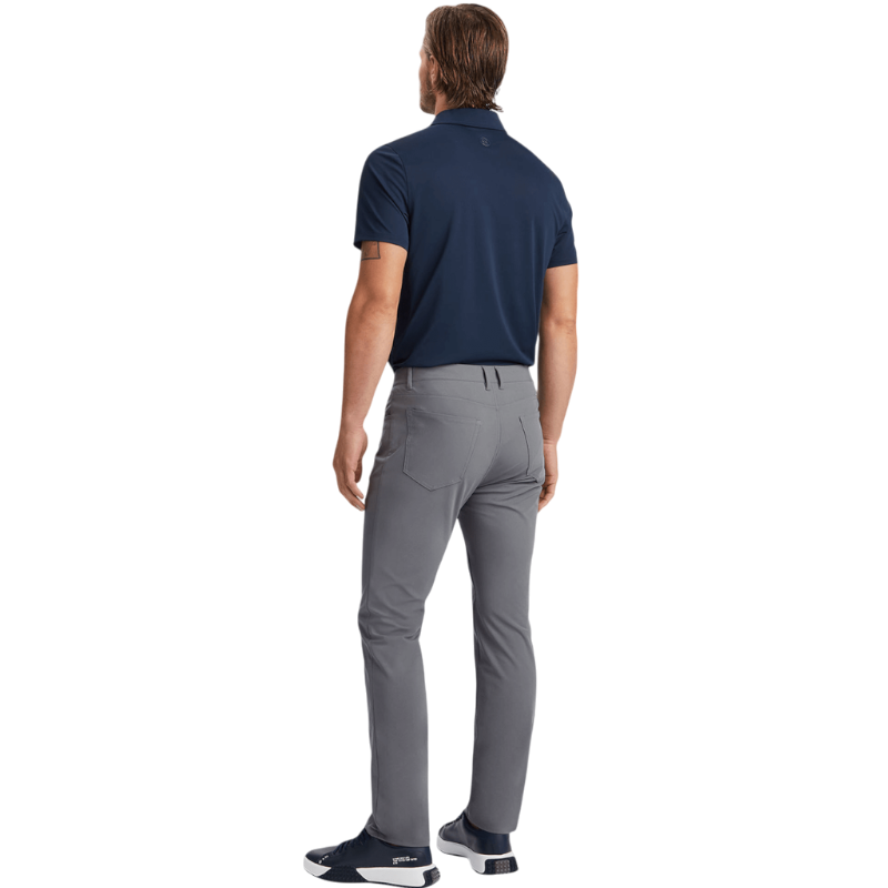 G/FORE Men's Melange Rib Gusset Tech Pique Polo