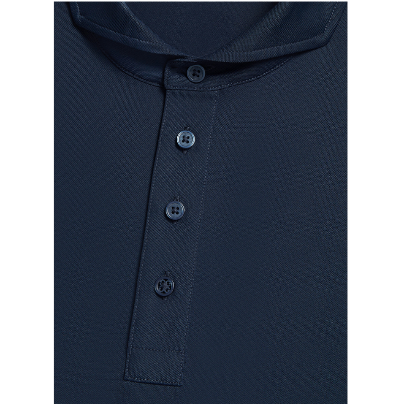 G/FORE Men's Melange Rib Gusset Tech Pique Polo