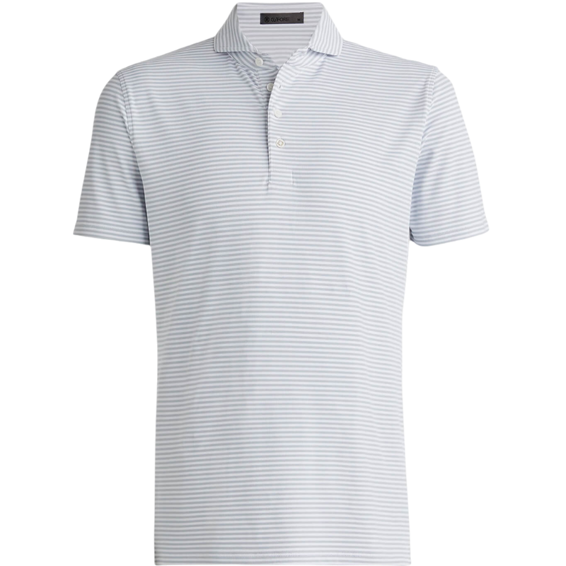 G/FORE Men's Feeder Stripe Tech Pique Polo