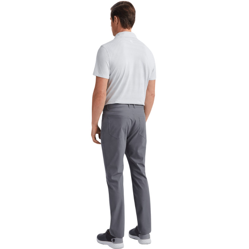 G/FORE Men's Feeder Stripe Tech Pique Polo