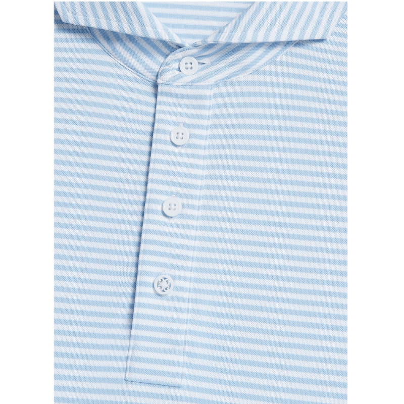 G/FORE Men's Feeder Stripe Tech Pique Polo