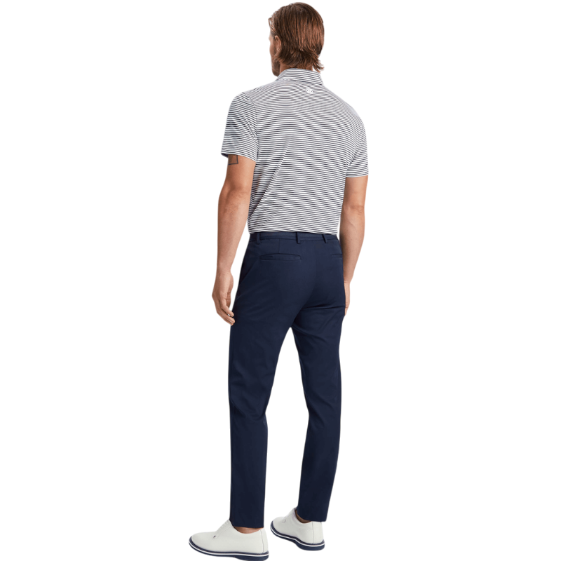 G/FORE Men's Feeder Stripe Tech Pique Polo