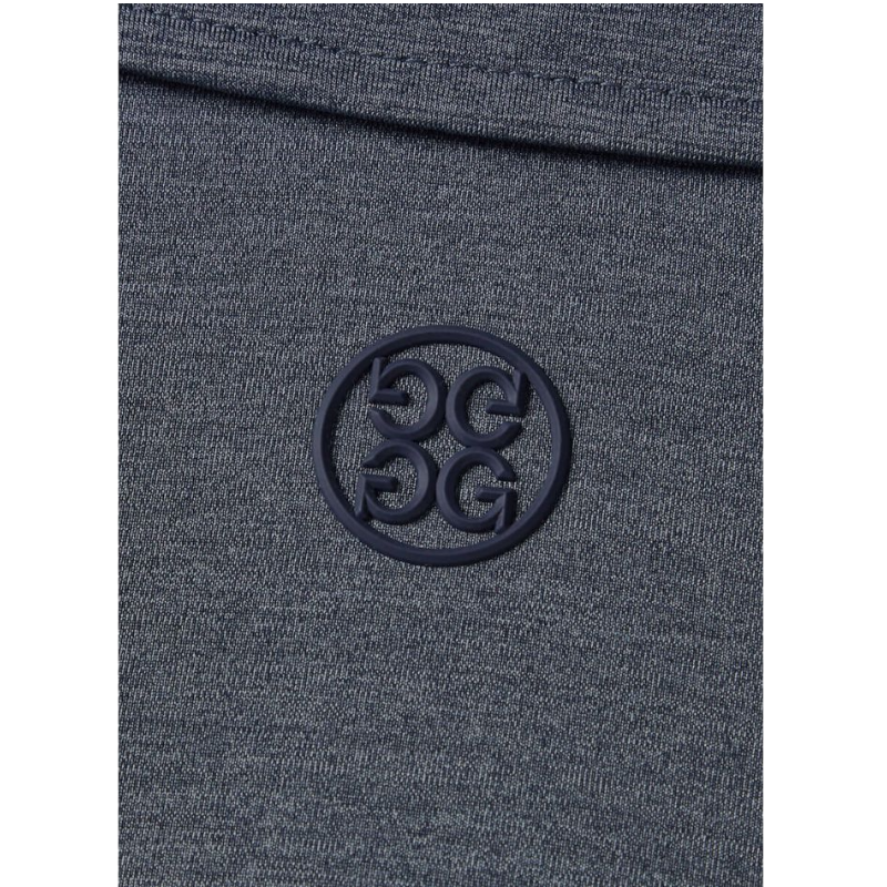 G/FORE Men's Rib Gusset Melange Ice Nylon Sun Shirt