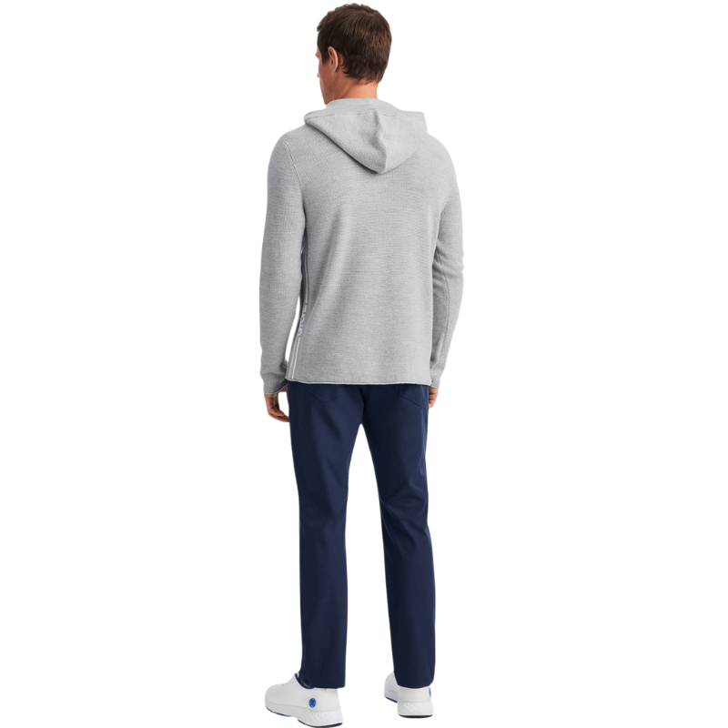 G/FORE Men's Waffle Stitch Merino Wool Hooded Sweater