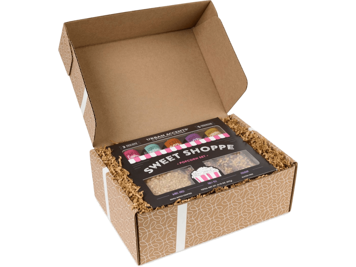 Sweet Celebration Popcorn Party Gift Box - Food Gift Sets - SwagWear