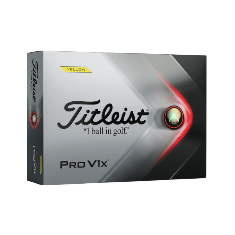 Titleist Pro V1x Golf Balls-Yellow
