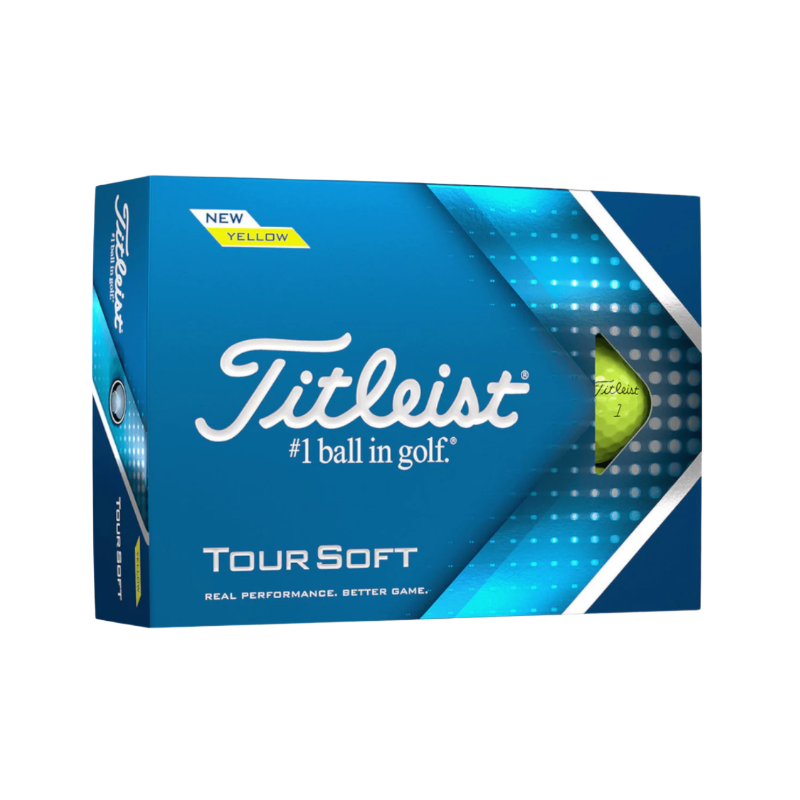 Titleist Tour Soft Golf Balls-Yellow