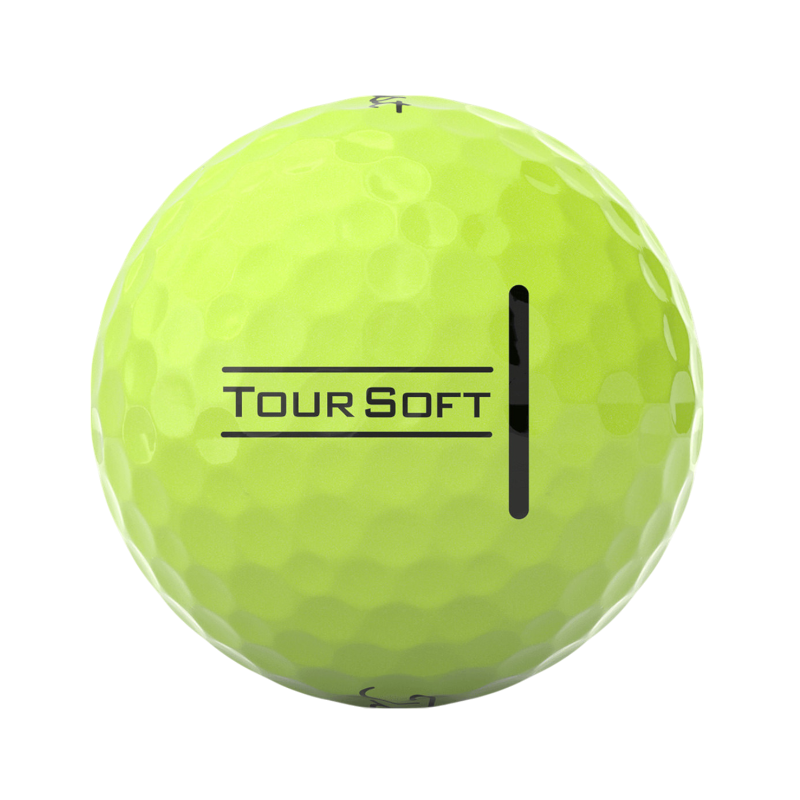 Titleist Tour Soft Golf Balls-Yellow