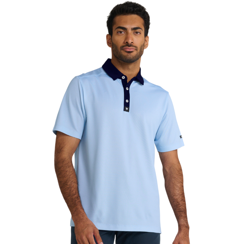 Tech Pique Polo - Sky Blue / S - Polos