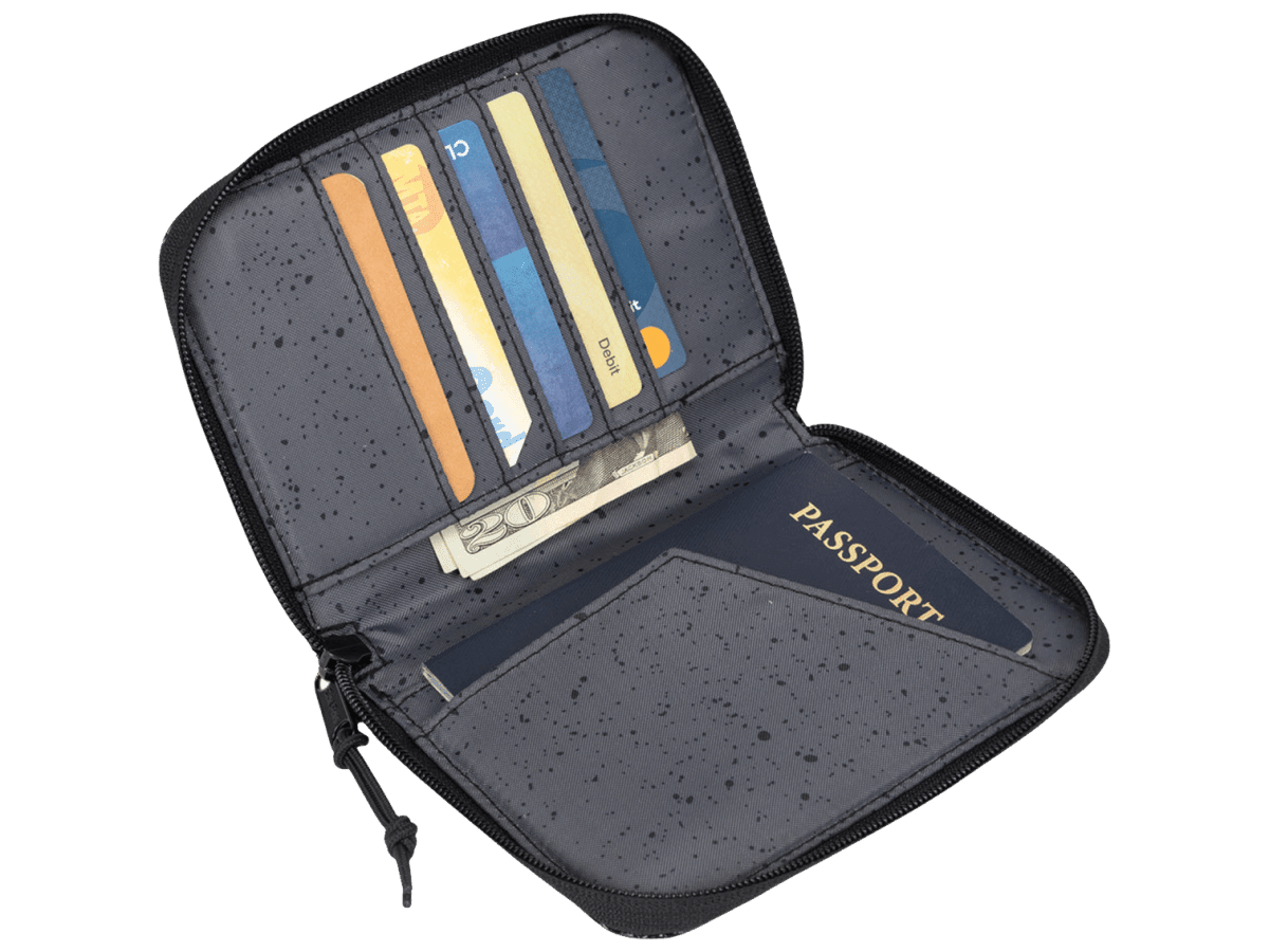Terra Zippered Passport Wallet - Passport Wallets - SwagWear