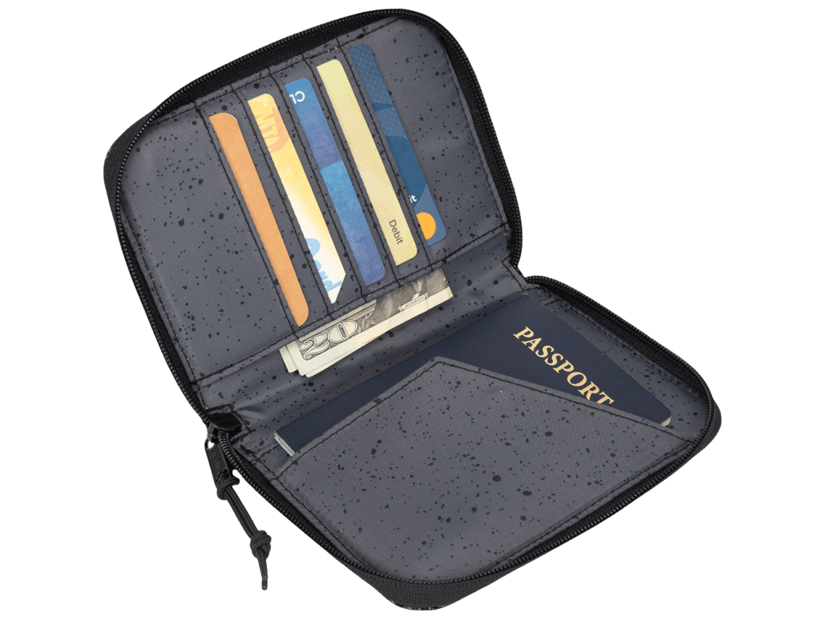 Terra Zippered Passport Wallet - Passport Wallets - SwagWear