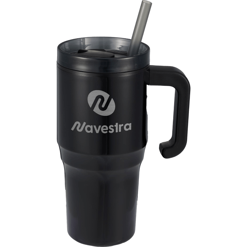 Thor 20 oz Eco - Friendly Straw Tumbler - Tumblers w/Straws - SwagWear