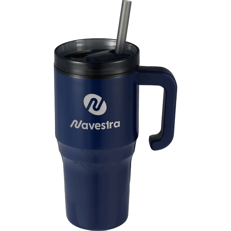 Thor 20 oz Eco-Friendly Straw Tumbler - Tumblers w/Straws - SwagWear