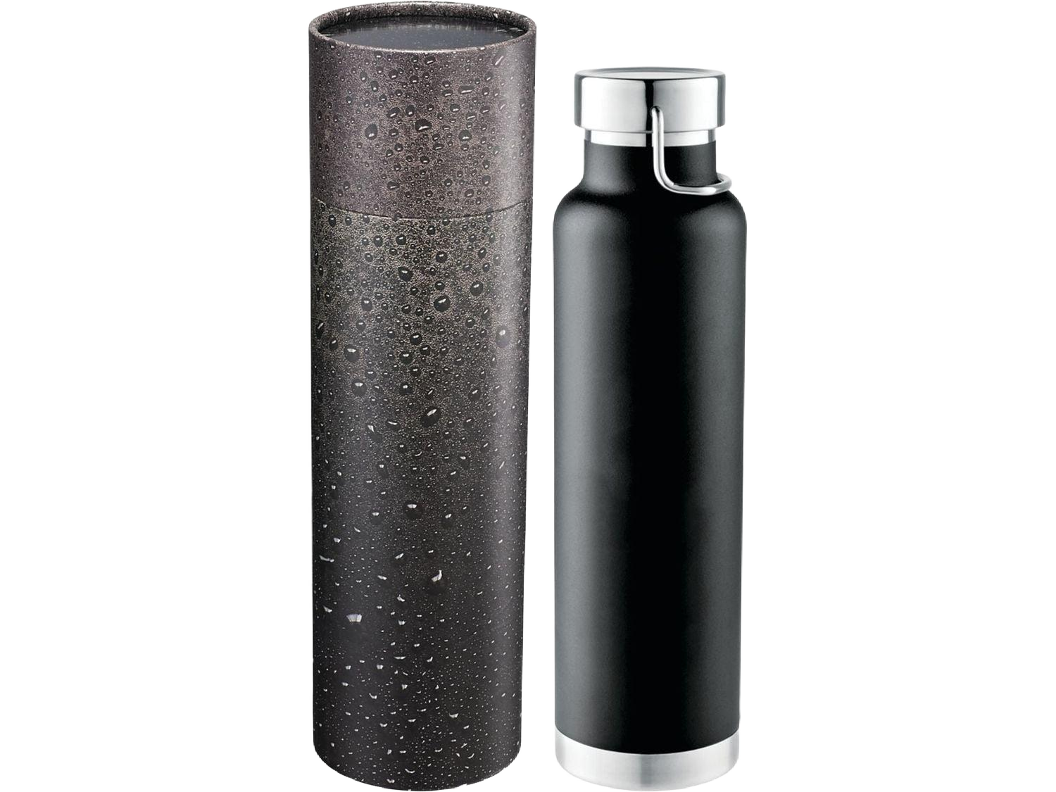 Thor Copper Vac Bottle 22oz With Cylindrical Box - Water Bottles