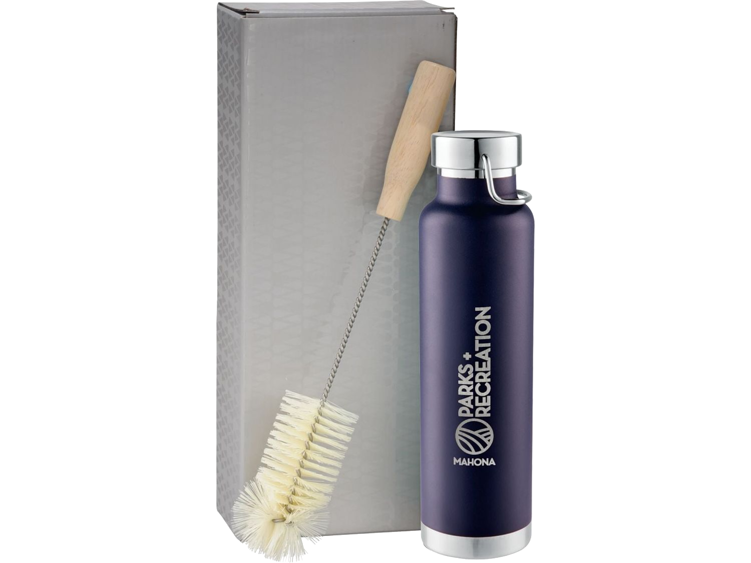 Thor Copper Vacuum Bottle with Brush 22oz - Tumblers