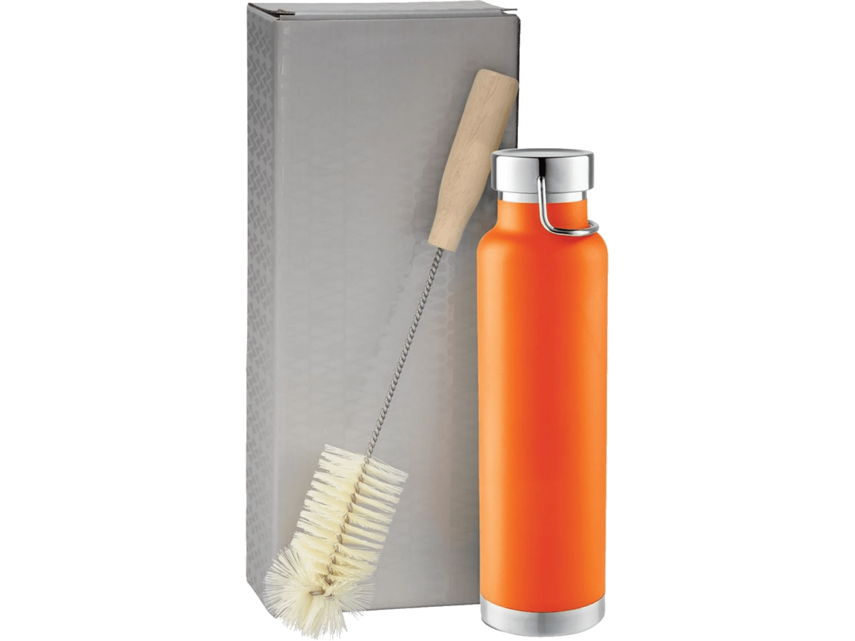 Thor Copper Vacuum Bottle with Brush 22oz - Tumblers - SwagWear