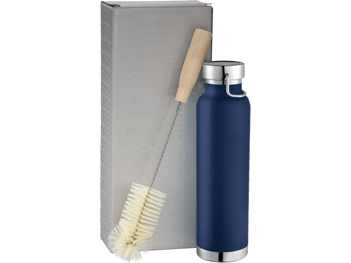 Thor Copper Vacuum Bottle with Brush 22oz - Tumblers - SwagWear