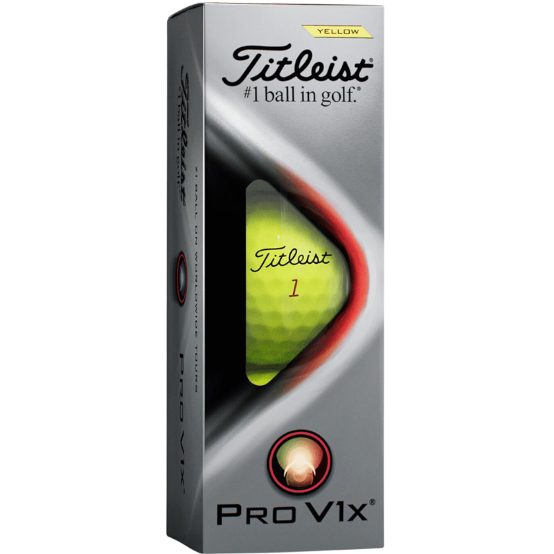 Titleist Pro V1x Golf Balls-Yellow - Yellow - Golf Balls